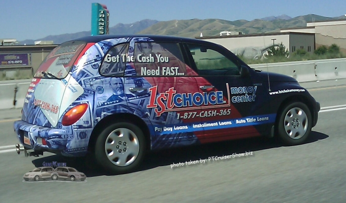 PT Cruiser showing the business 1st Choice