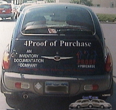 Terry PT Cruiser 4 Proof of Purchase