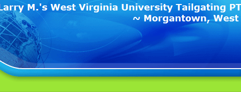 Larry M.'s West Virginia University Tailgating PT Cruiser
~ Morgantown, West Virginia